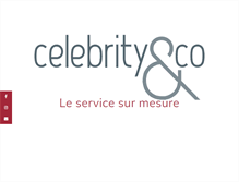 Tablet Screenshot of celebrityandco.com